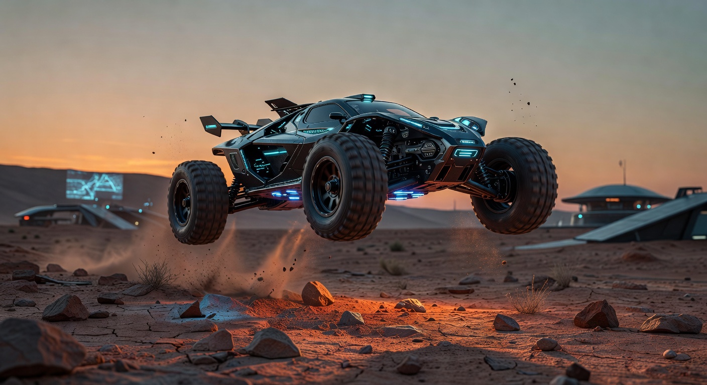 Futuristic Off-Road RC Car