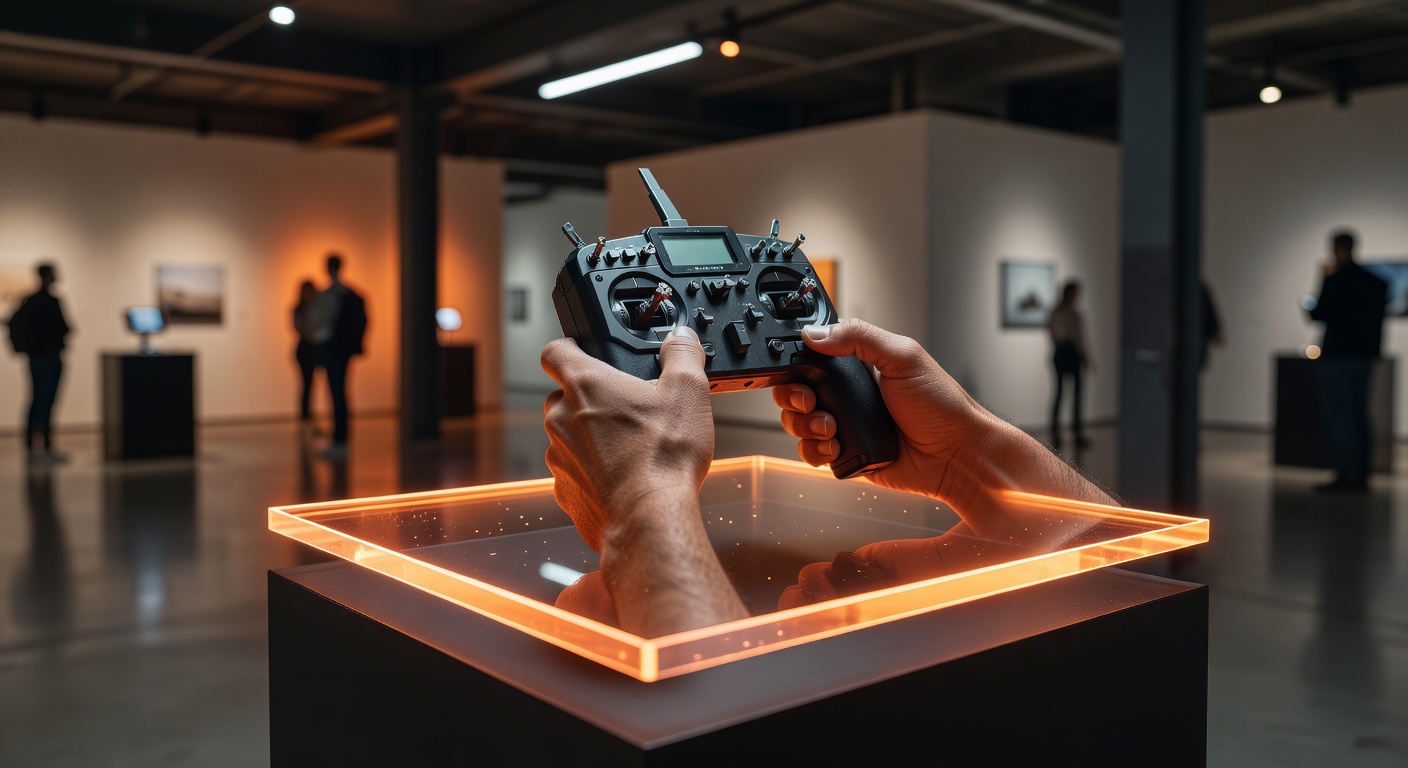 Person holding RC Controller