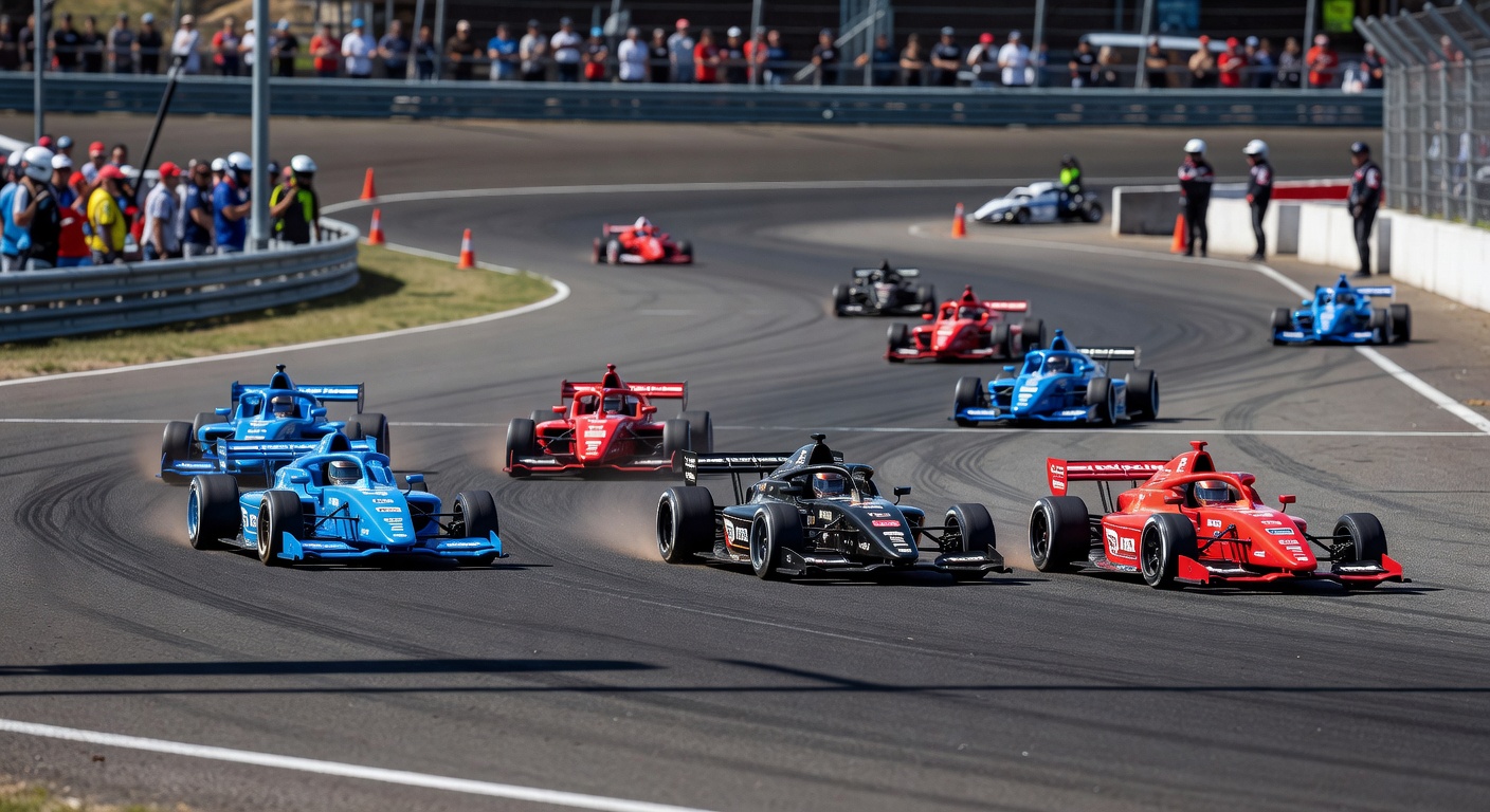 RC Car Racing on Track